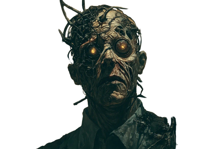 Scary Horror Character Vinyl Car Decal Sticker – Waterproof & UV-Resistant 8"