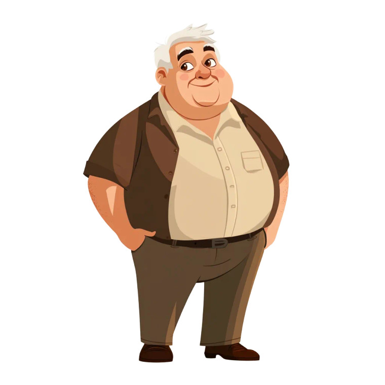 Whimsical Ghibli Man Vinyl Car Decal Sticker – Waterproof & UV-Resistant 8"