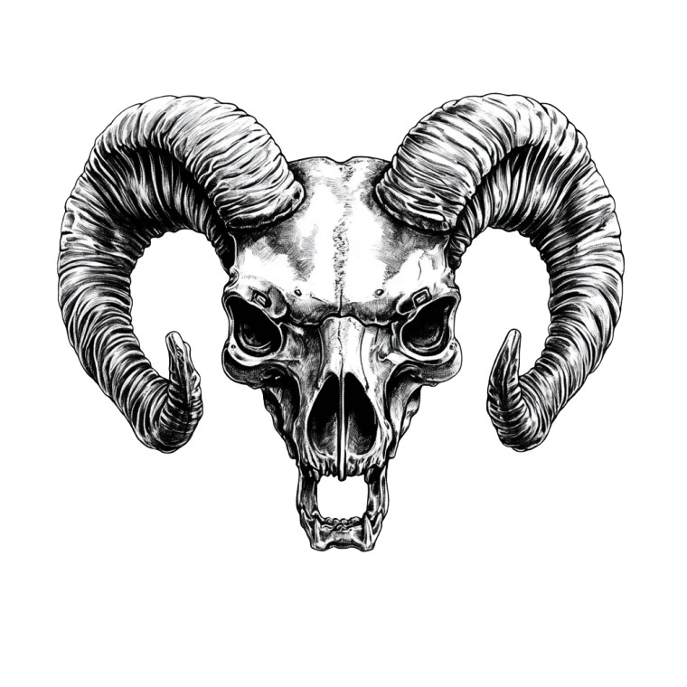 Dodge Ram Logo Vinyl Car Decal Sticker – Waterproof & UV-Resistant 8"