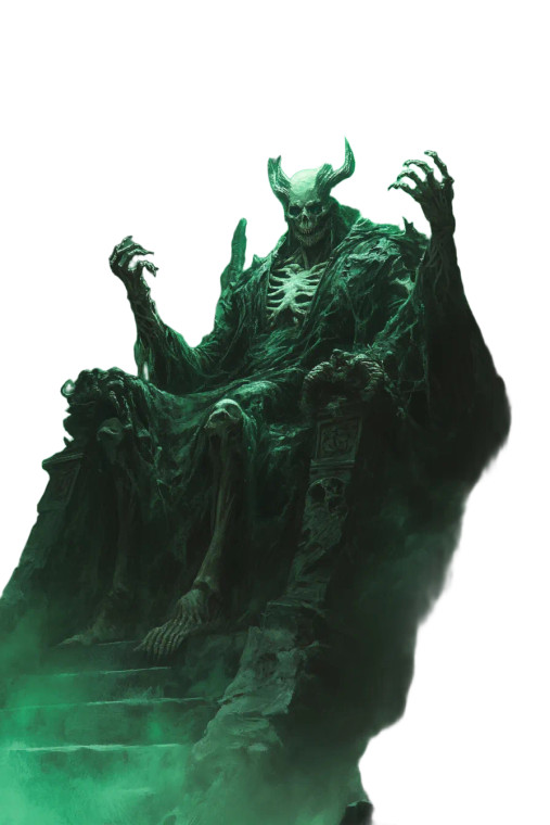 Death God Demon Vinyl Car Decal Sticker – Waterproof & UV-Resistant 8"