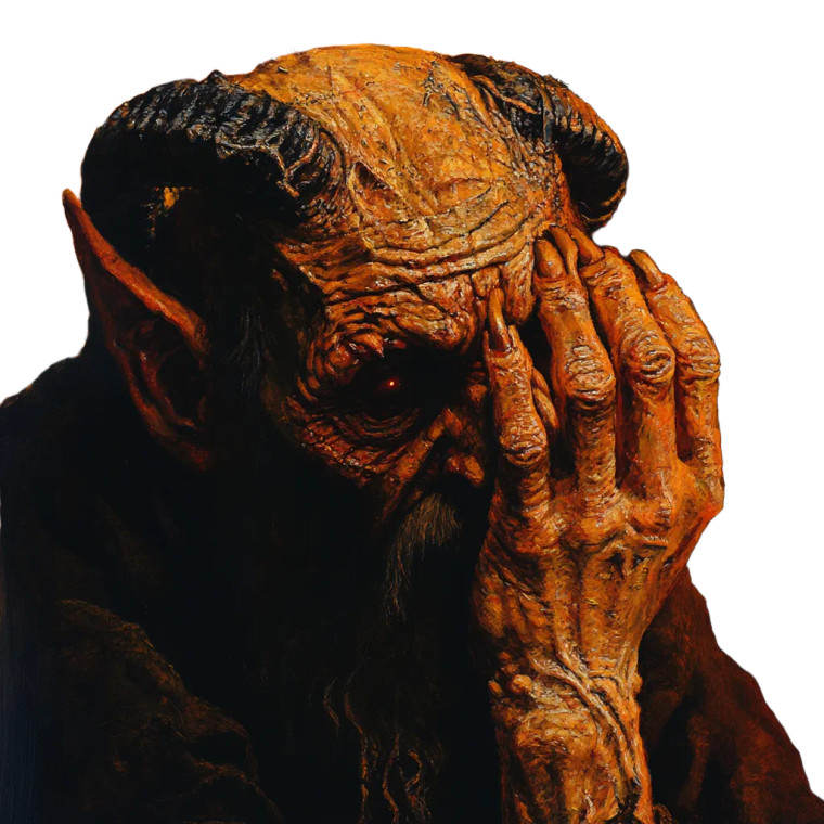 Possessed Sorcerer Vinyl Car Decal Sticker – Waterproof & UV-Resistant 8"