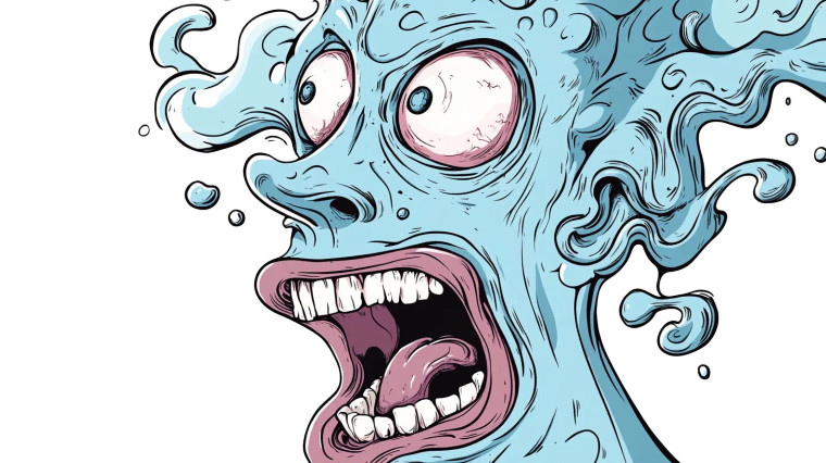 Reflux Face Cartoon Vinyl Car Decal Sticker – Waterproof & UV-Resistant 8"