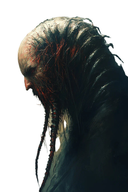 Human-Faced Centipede Vinyl Car Decal Sticker – Waterproof & UV-Resistant 8"