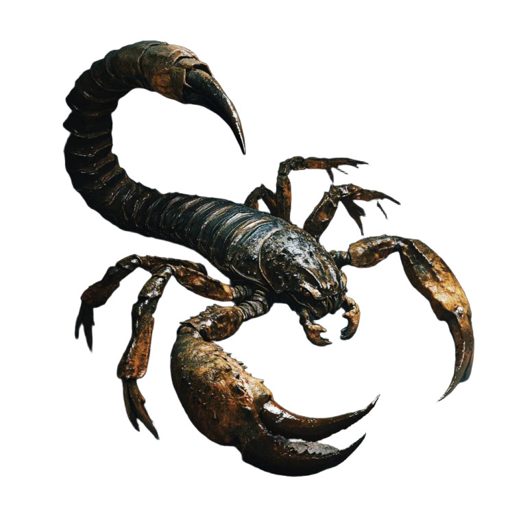 Giant Fantasy Scorpion Vinyl Car Decal Sticker – Waterproof & UV-Resistant 8"