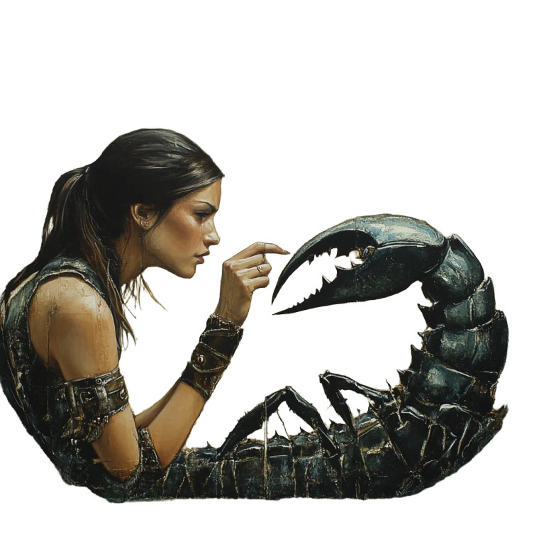 Scorpion Zodiac Vinyl Car Decal Sticker – Waterproof & UV-Resistant 8"