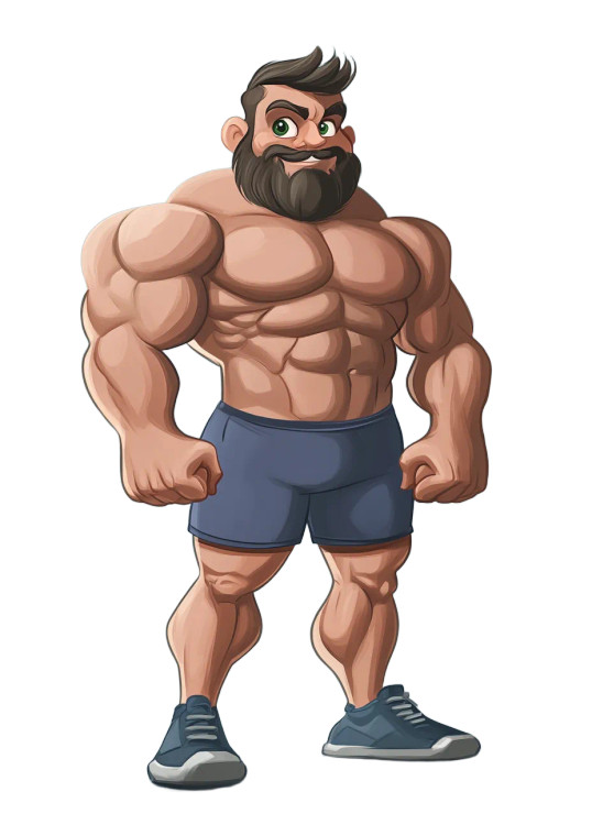 Unbalanced Gym Goer Vinyl Car Decal Sticker – Waterproof & UV-Resistant 8"