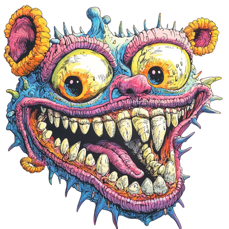 Ed Roth Rat Fink Vinyl Car Decal Sticker – Waterproof & UV-Resistant 8"