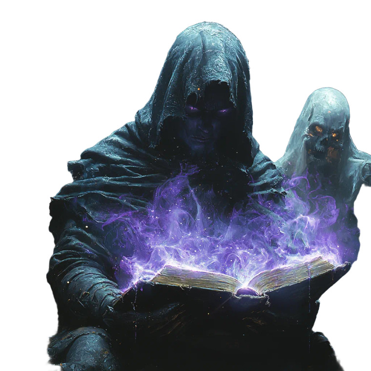 Hooded Mage'S Attack Vinyl Car Decal Sticker – Waterproof & UV-Resistant 8"