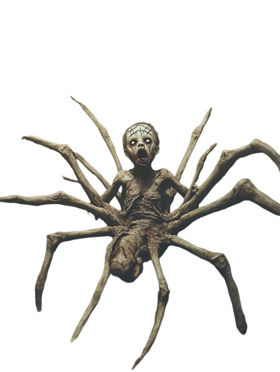 Creepy Deformed Child Vinyl Car Decal Sticker – Waterproof & UV-Resistant 8"