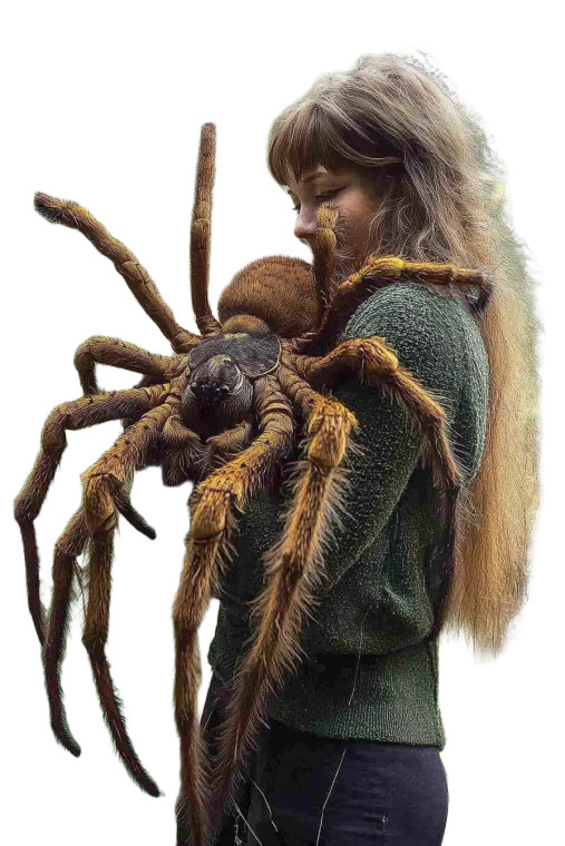 Giant Spider Hug Vinyl Car Decal Sticker – Waterproof & UV-Resistant 8"