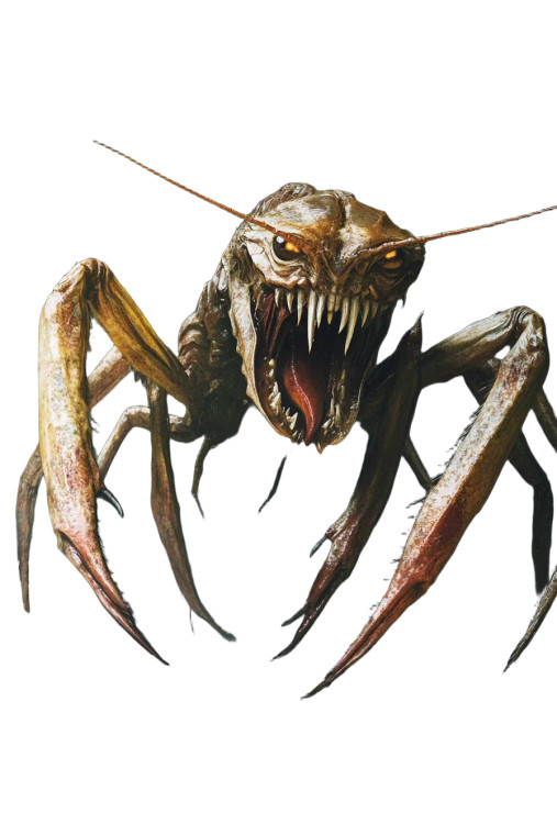 Evil Praying Mantis Vinyl Car Decal Sticker – Waterproof & UV-Resistant 8"