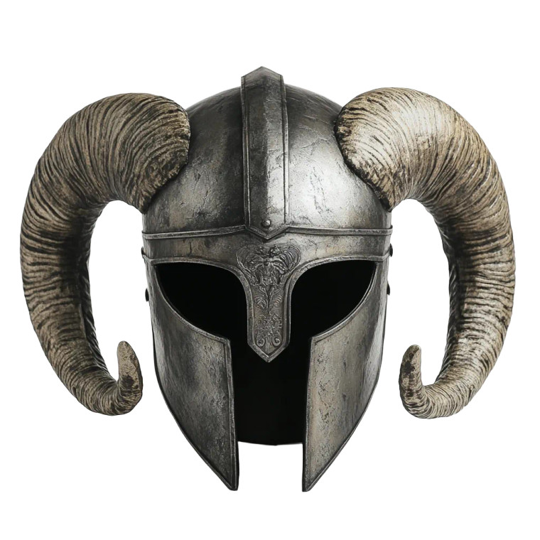 Ram Horn Helmet Vinyl Car Decal Sticker – Waterproof & UV-Resistant 8"