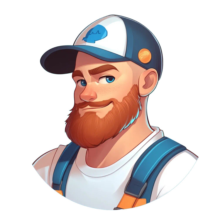 Construction Logo Man Vinyl Car Decal Sticker – Waterproof & UV-Resistant 8"