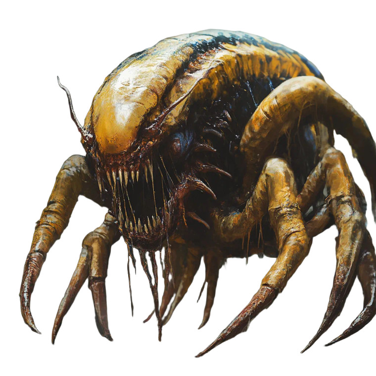 Horrific Alien Bug Vinyl Car Decal Sticker – Waterproof & UV-Resistant 8"