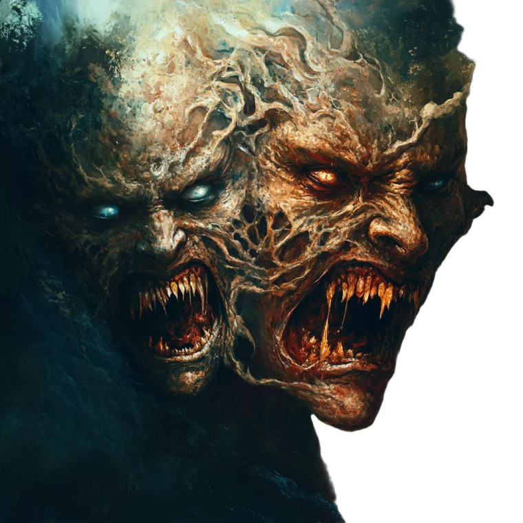Fierce Uruk-Hai Faces Vinyl Car Decal Sticker – Waterproof & UV-Resistant 8"