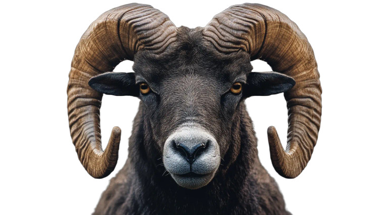 Ram Vinyl Car Decal Sticker – Waterproof & UV-Resistant 8"