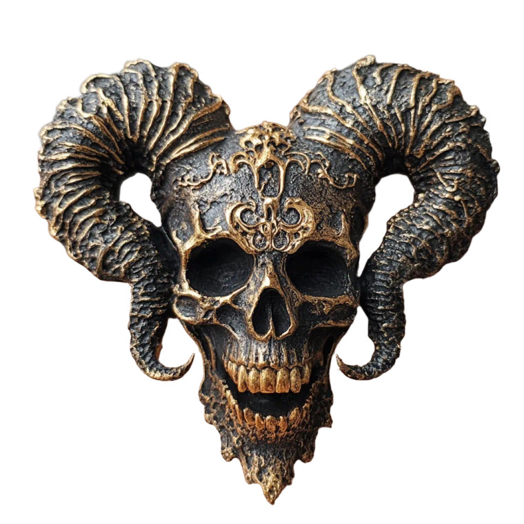 Satanic Trapez Brooch Vinyl Car Decal Sticker – Waterproof & UV-Resistant 8"