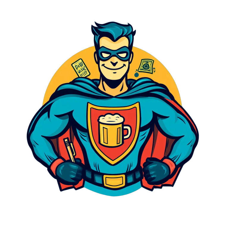 Quiz Pub Hero Vinyl Car Decal Sticker – Waterproof & UV-Resistant 8"