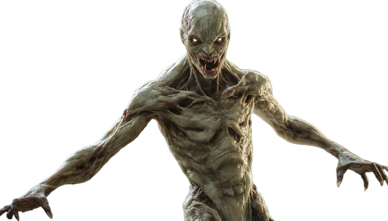 Alien Vampire Creature Vinyl Car Decal Sticker – Waterproof & UV-Resistant 8"