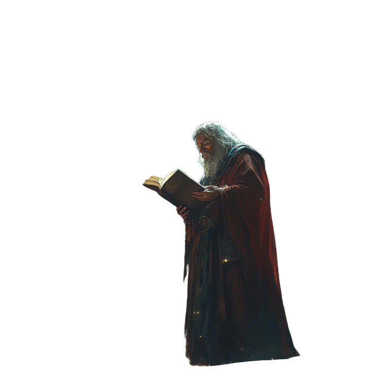 Wise Fairy Librarian Vinyl Car Decal Sticker – Waterproof & UV-Resistant 8"