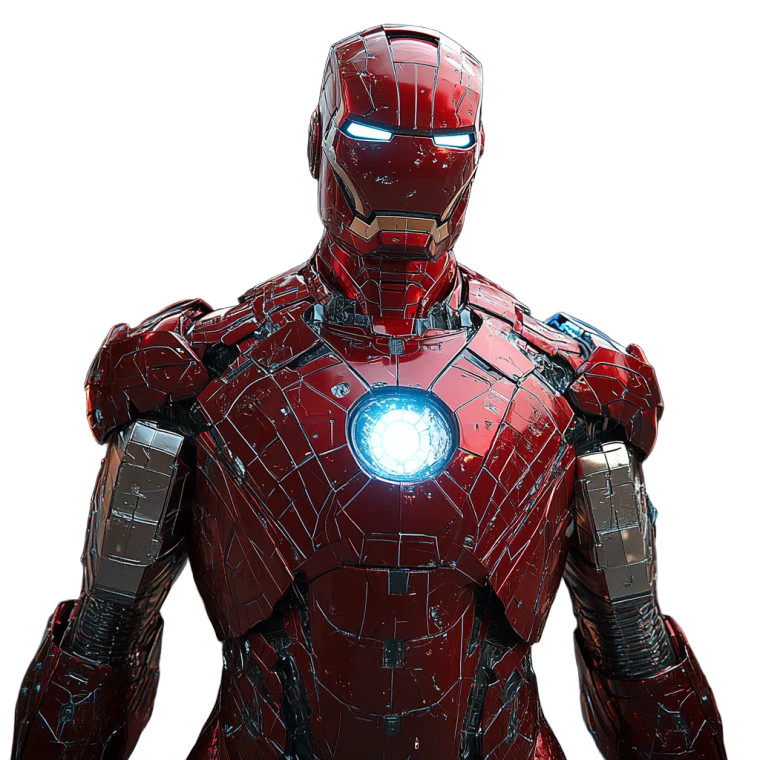 Iron Man V9 Vinyl Car Decal Sticker – Waterproof & UV-Resistant 8"