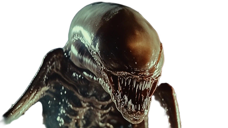 Retro Alien Scene Vinyl Car Decal Sticker – Waterproof & UV-Resistant 8"