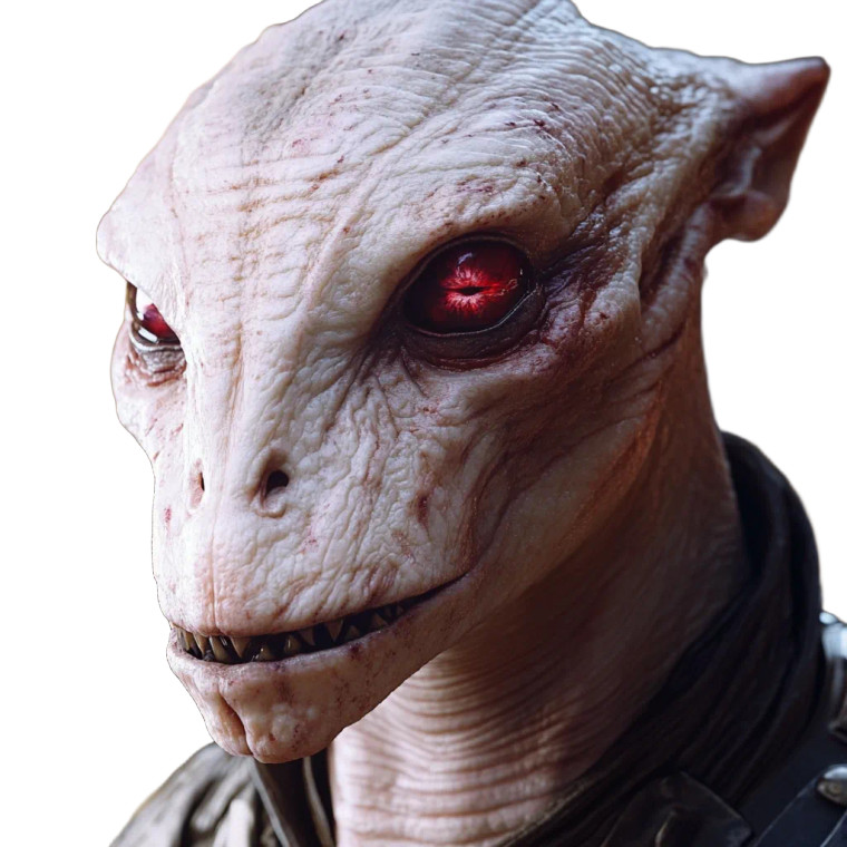 Pale Skinned Monster Vinyl Car Decal Sticker – Waterproof & UV-Resistant 8"