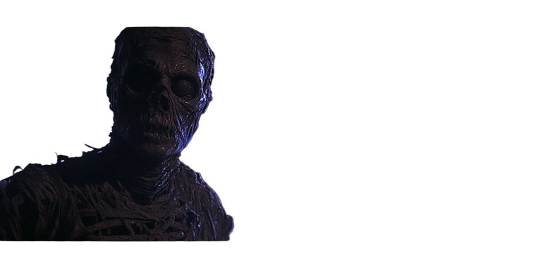 Terrifying Mummy Corridor Vinyl Car Decal Sticker – Waterproof & UV-Resistant 8"
