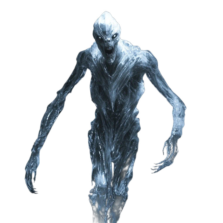 Ice Alien Monster Vinyl Car Decal Sticker – Waterproof & UV-Resistant 8"
