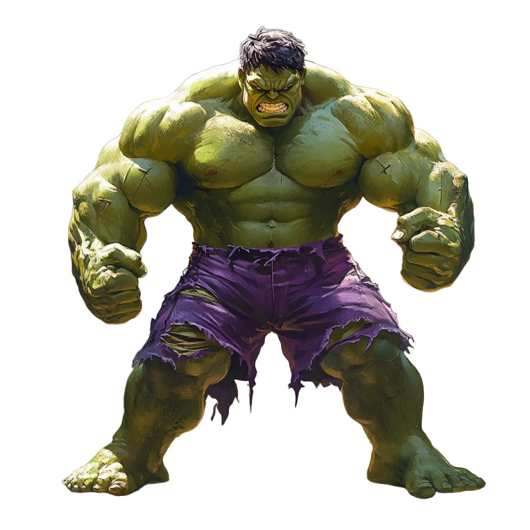 Mini Hulk Vinyl Car Decal Sticker – Waterproof & UV-Resistant 8"