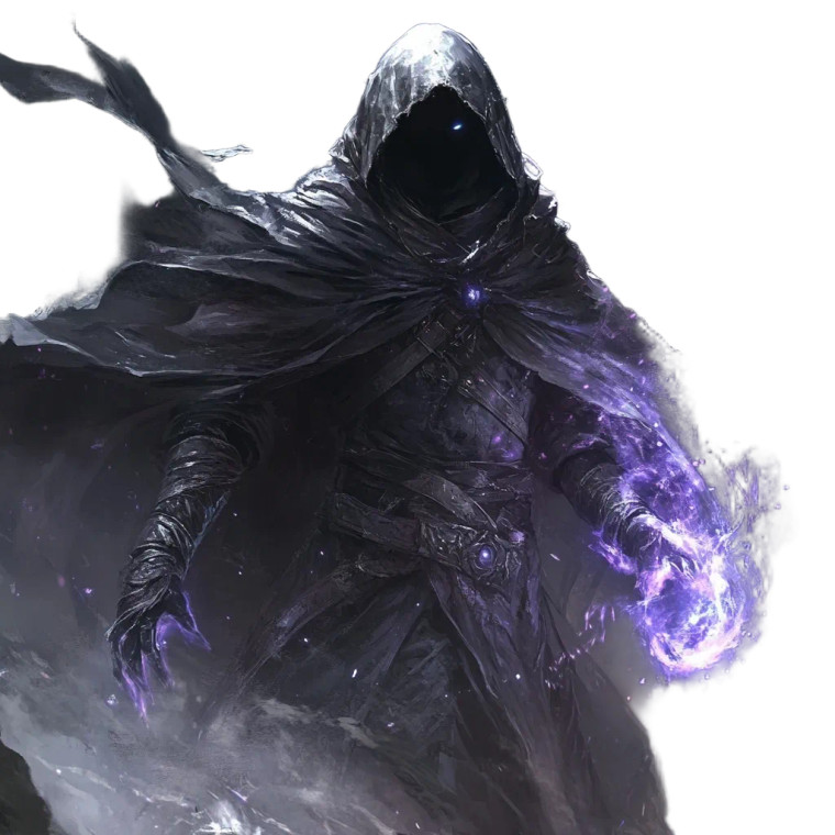 Black Holy Cleric Vinyl Car Decal Sticker – Waterproof & UV-Resistant 8"