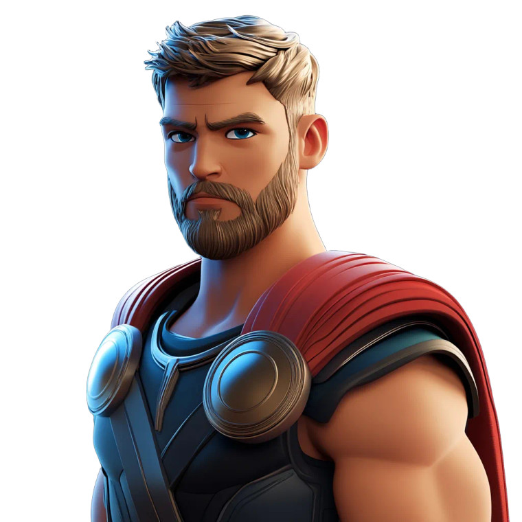 Thor Simplified Vinyl Car Decal Sticker – Waterproof & UV-Resistant 8"