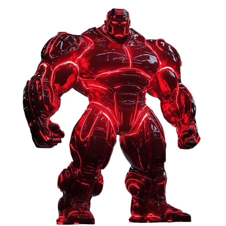 Red Tron Vinyl Car Decal Sticker – Waterproof & UV-Resistant 8"