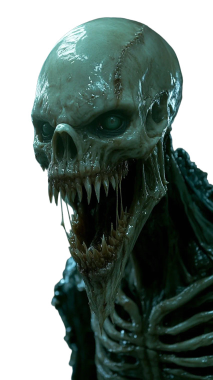 Antarctic Horror Monster Vinyl Car Decal Sticker – Waterproof & UV-Resistant 8"