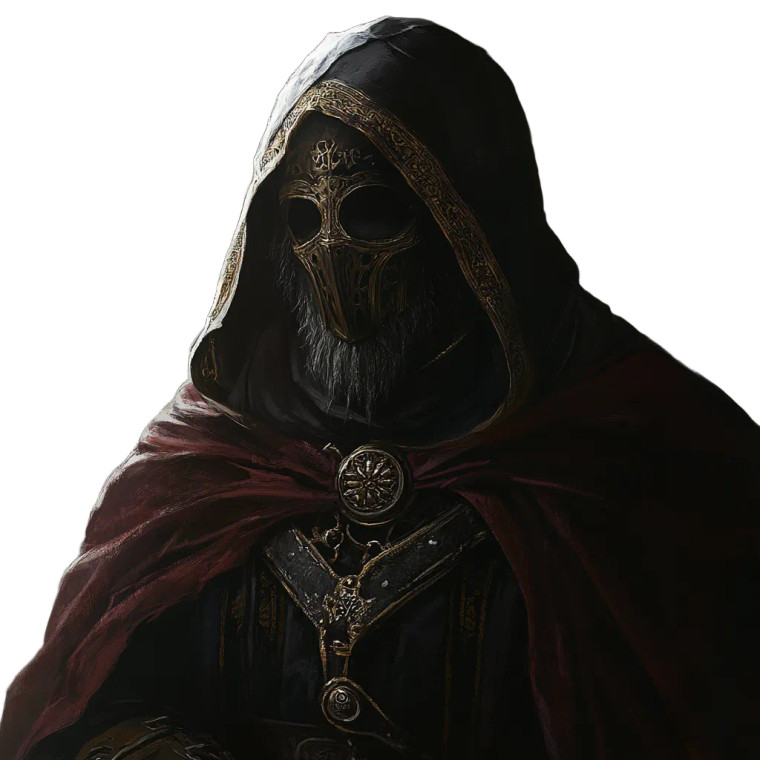 Medieval Cult Leader Vinyl Car Decal Sticker – Waterproof & UV-Resistant 8"