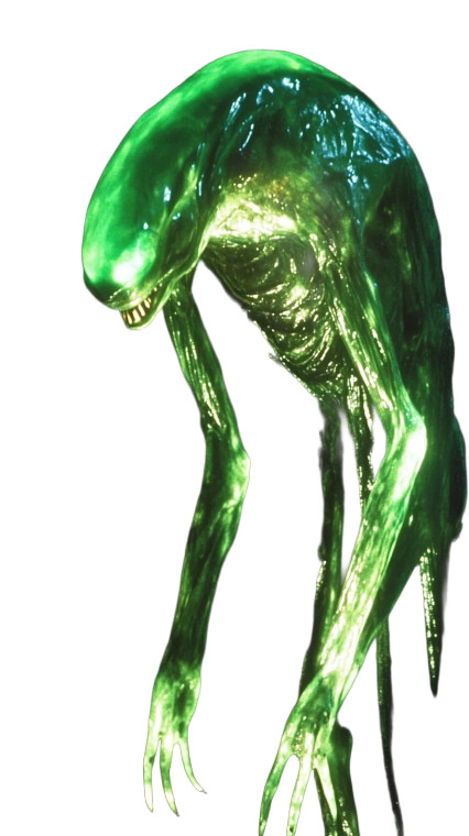 Glowing Alien Creature Vinyl Car Decal Sticker – Waterproof & UV-Resistant 8"