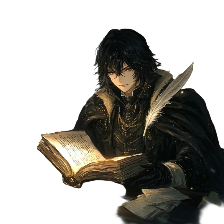 Studying Mage Vinyl Car Decal Sticker – Waterproof & UV-Resistant 8"