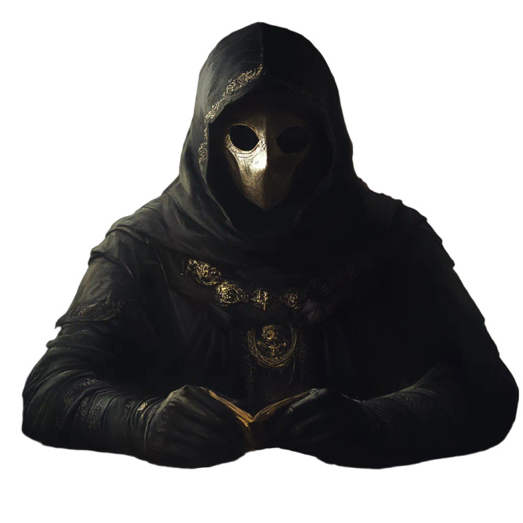 Mysterious Gamemaster Vinyl Car Decal Sticker – Waterproof & UV-Resistant 8"