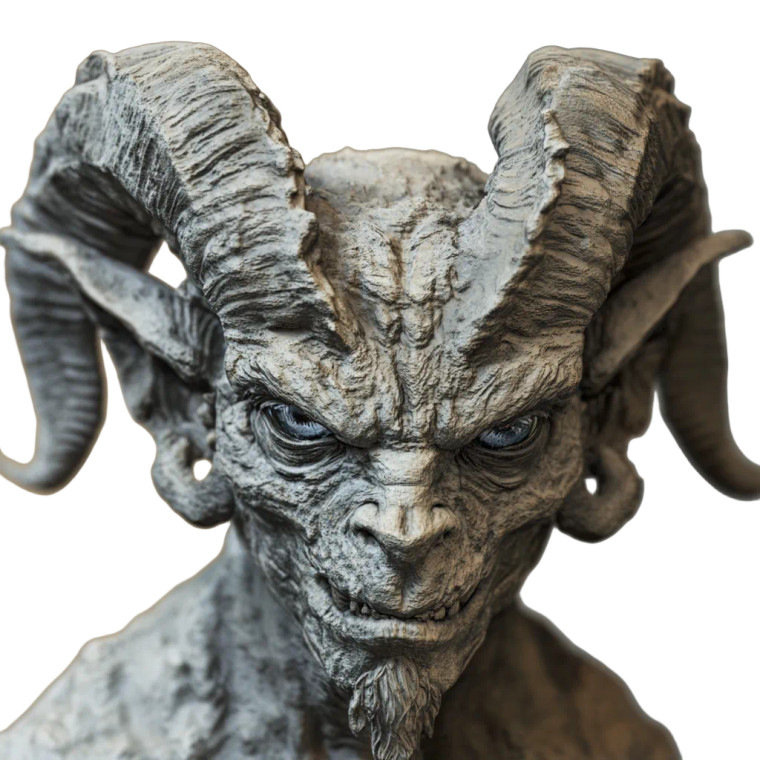 Realistic Daemon Vinyl Car Decal Sticker – Waterproof & UV-Resistant 8"