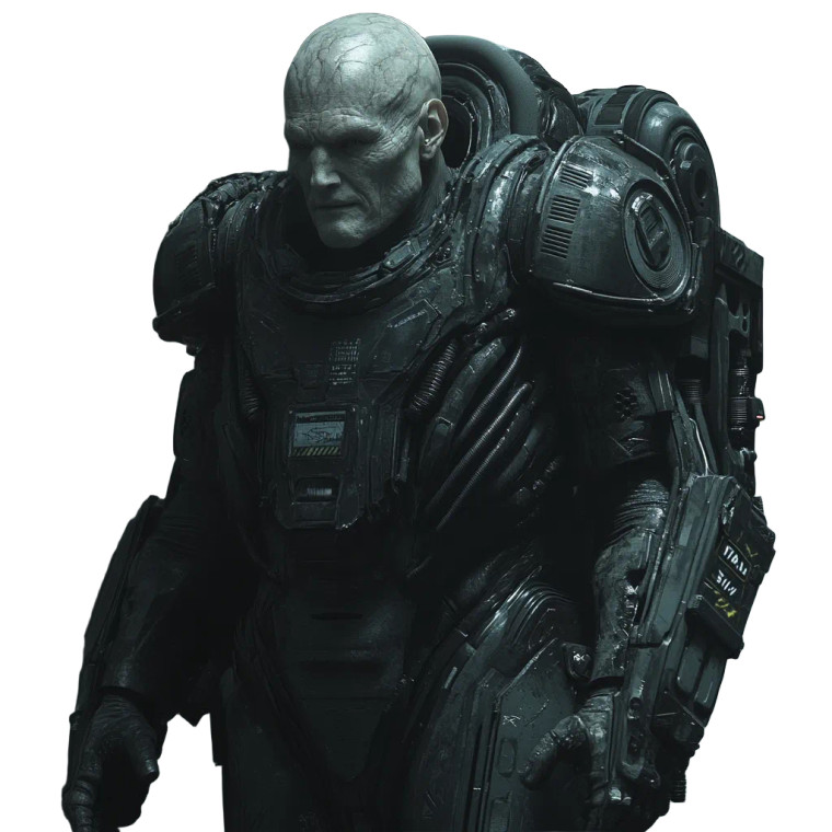 Alien Engineer Vinyl Car Decal Sticker – Waterproof & UV-Resistant 8"