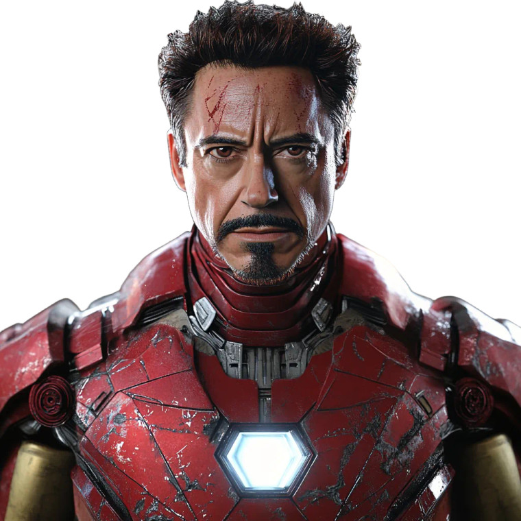 Iron Man Realistic Vinyl Car Decal Sticker – Waterproof & UV-Resistant 8"