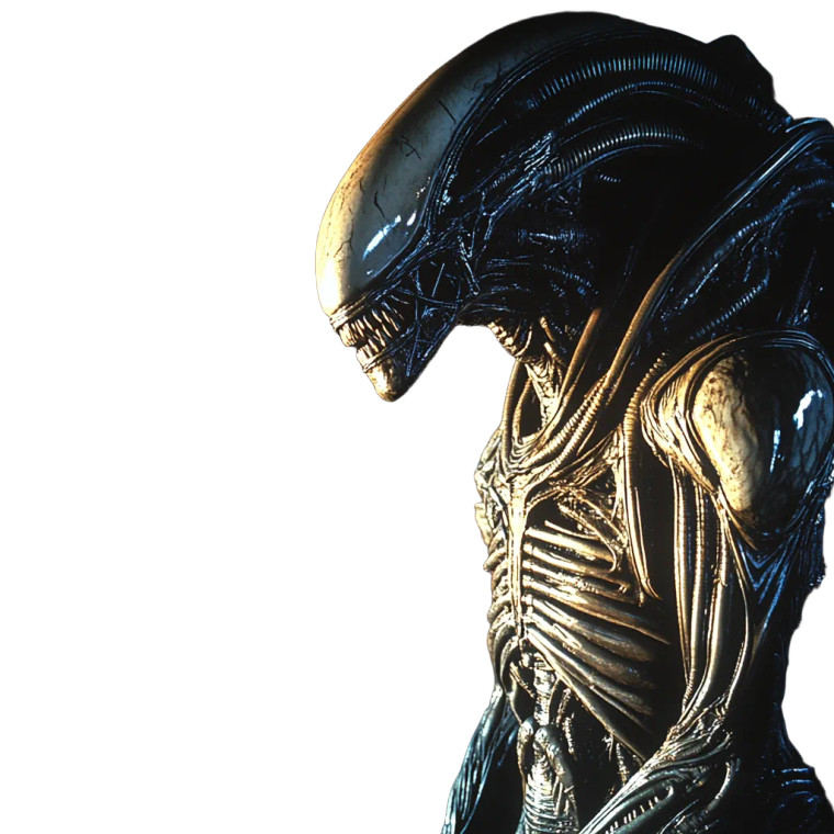 Xenomorph In Ship Vinyl Car Decal Sticker – Waterproof & UV-Resistant 8"