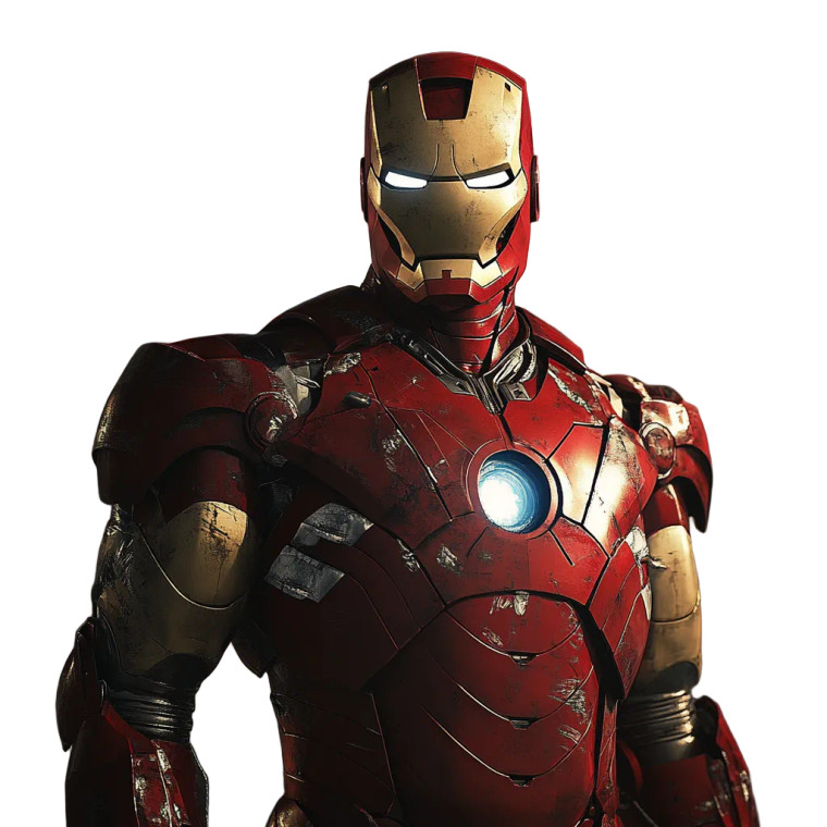Heroic Ironman Stark Vinyl Car Decal Sticker – Waterproof & UV-Resistant 8"