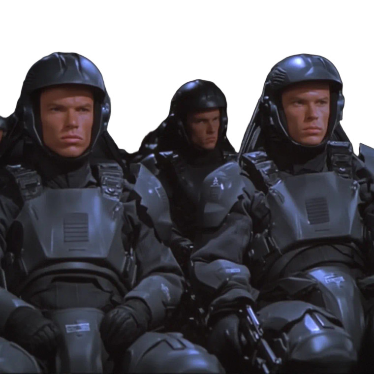 Starship Troopers Drop Ship Vinyl Car Decal Sticker – Waterproof & UV-Resistant 8"