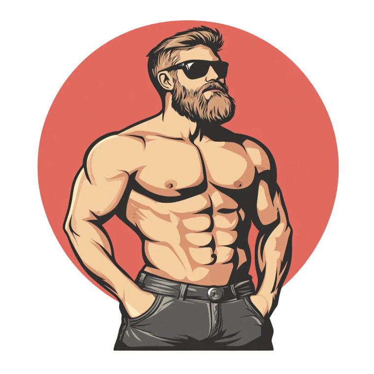 Dad Bod Logo Vinyl Car Decal Sticker – Waterproof & UV-Resistant 8"