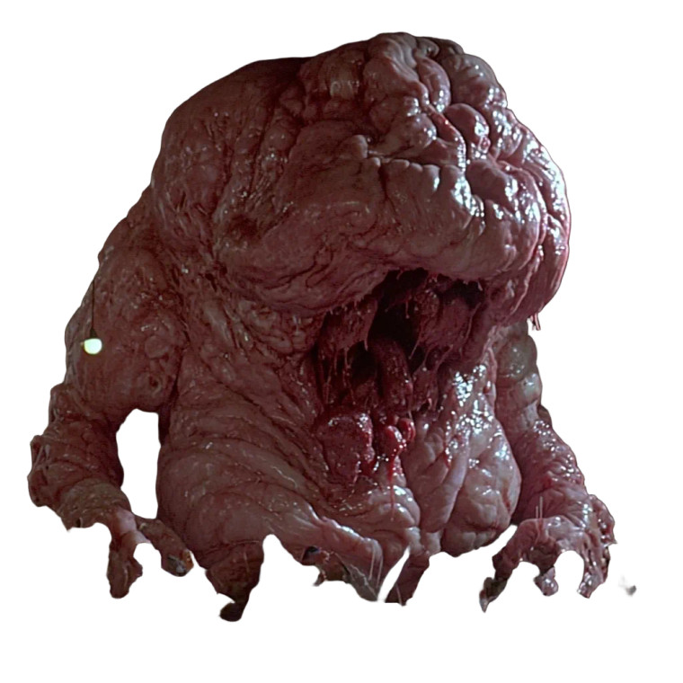 Meat Creature Comedy Vinyl Car Decal Sticker – Waterproof & UV-Resistant 8"