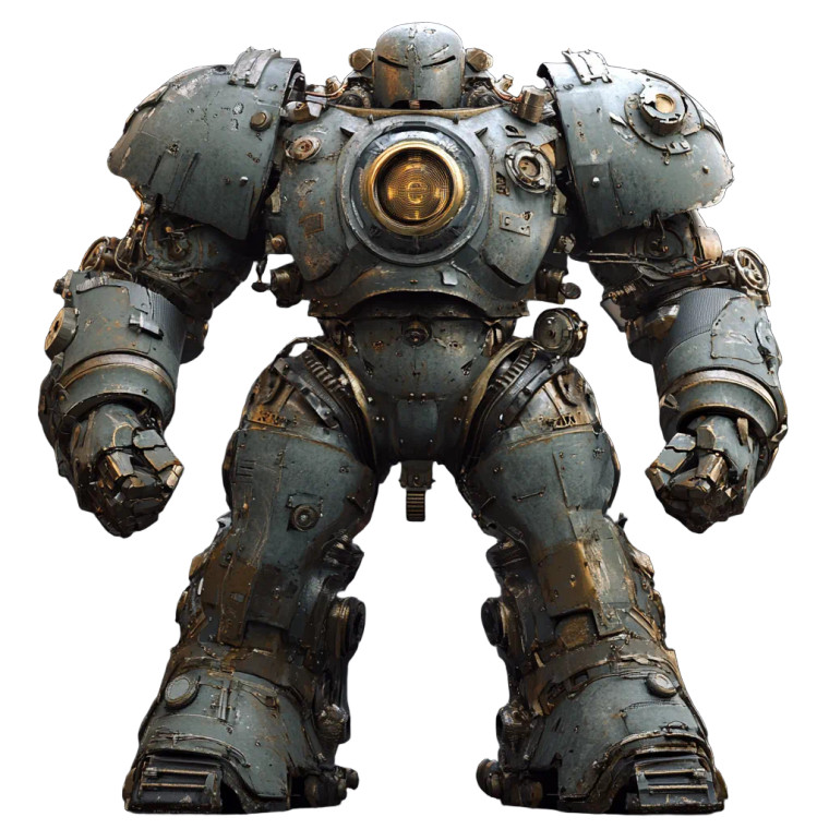 Steampunk Sentinel Buster Vinyl Car Decal Sticker – Waterproof & UV-Resistant 8"