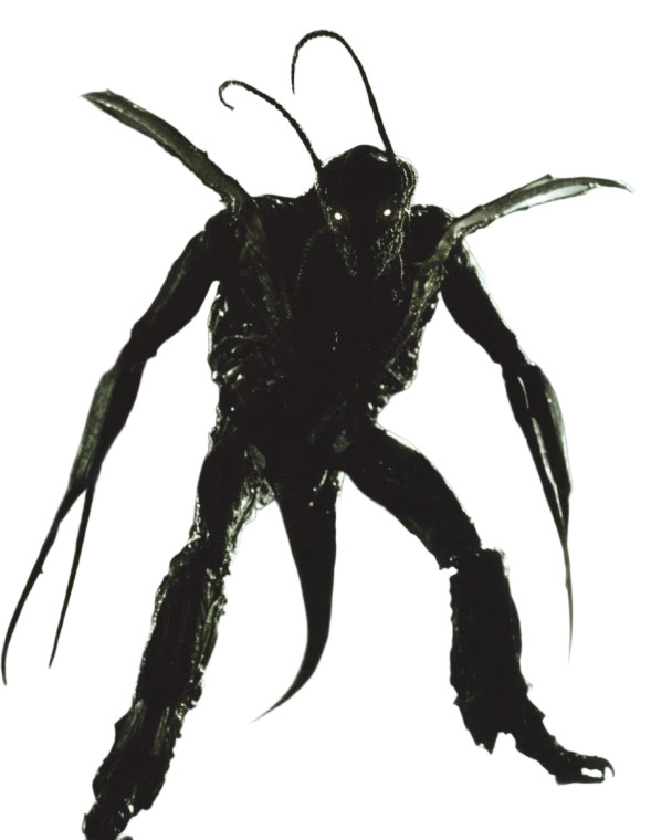 Insectoid Alien Portrait Vinyl Car Decal Sticker – Waterproof & UV-Resistant 8"