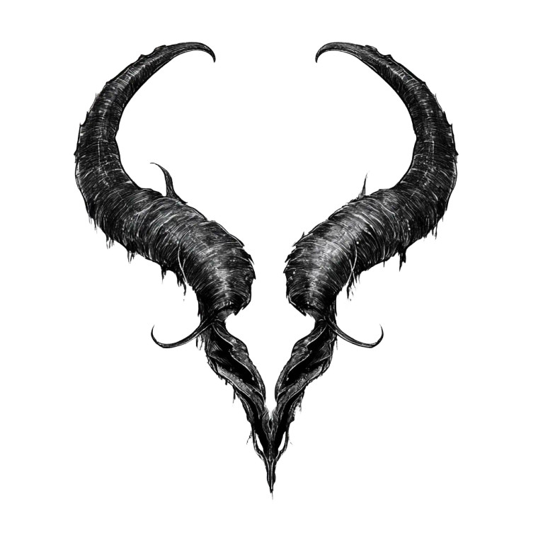 Devil Horns V5 Vinyl Car Decal Sticker – Waterproof & UV-Resistant 8"