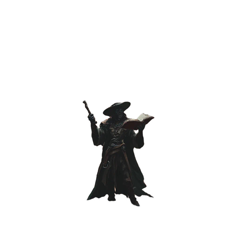 Fauvist D&D Wizard Vinyl Car Decal Sticker – Waterproof & UV-Resistant 8"